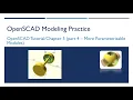 OpenSCAD 017 - Tutorial Chapter5 Part4
