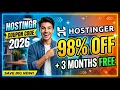 Hostinger Coupon Code - Unlock 98 OFF Hostinger Secret Coupon Code Inside