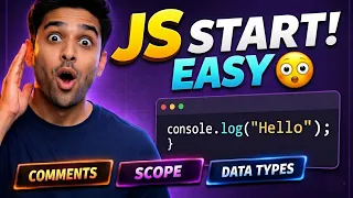 JavaScript Programming Part 1 Comments Scope Data Types Full Course for Beginners