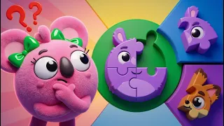 Match the Body Puzzle!🧩🎉 Kids Songs | Muffin Socks