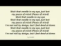 Lil Peep ft. Ty Dolla $ign - When I Lie (Remix) - Lyrics