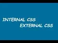 Internal and External CSS - Web development part 9