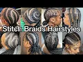 2026 Trending Stitch Braids Hairstyles for Women Cute Braided Hairstyle Inspiration Feed-in cornrows