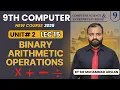Binary Arithmetic Operations 9th class computer new book 2025