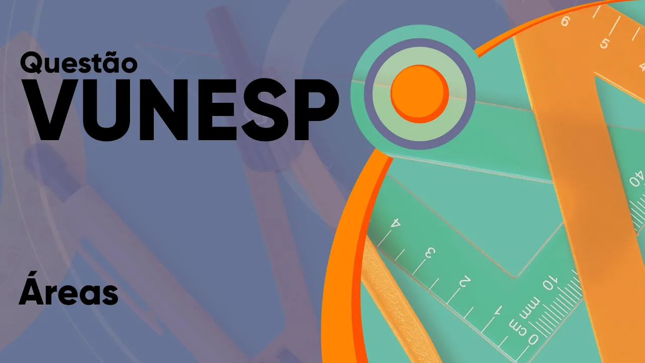 VUNESP 2019 - Área do retângulo (questão resolvida) - P. M. de Itapevi