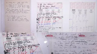 قبل طرحها بالمزاد عرض مخطوطات أغنيات فريدي ميركوري بنيويورك 