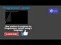 C Program to Print Star Pattern-2 Programmer Jenish