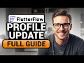 How To Update Profile In Flutterflow EASY FULL GUIDE Update Profile Flutterflow