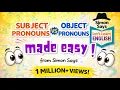 Subject and Object Pronouns Easy English Grammar Lesson Simon Says Let s Learn English