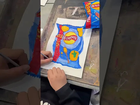 The real artist irl 😍#shorts #art
