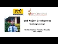 Web Programming I - Design view message modal in admin panel using HTML CSS JavaScript Bootstrap