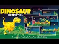 Dinosaur Extinction Presentation Templates inspired from jurassicworld
