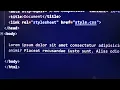 Visual Studio code html generate lorem Ipsum and UL list quick fast easy