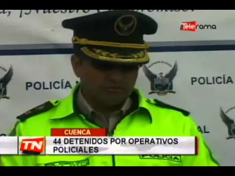 44 detenidos por operativos policiales