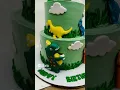 Cute Dinosaur Cake - Dinosaur Cake Cartoon