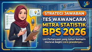 BPS Statistics Partner Interview Test 2026 List of Questions and Answers