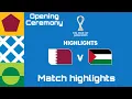 Qatar VS Palestine Fifa Arab Cup Qatar 2025 Match Highlights Opening Cremony
