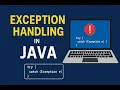 Exception Handling in Java - Full Lecture Try Catch Finally Throw Throws Custom Exceptions