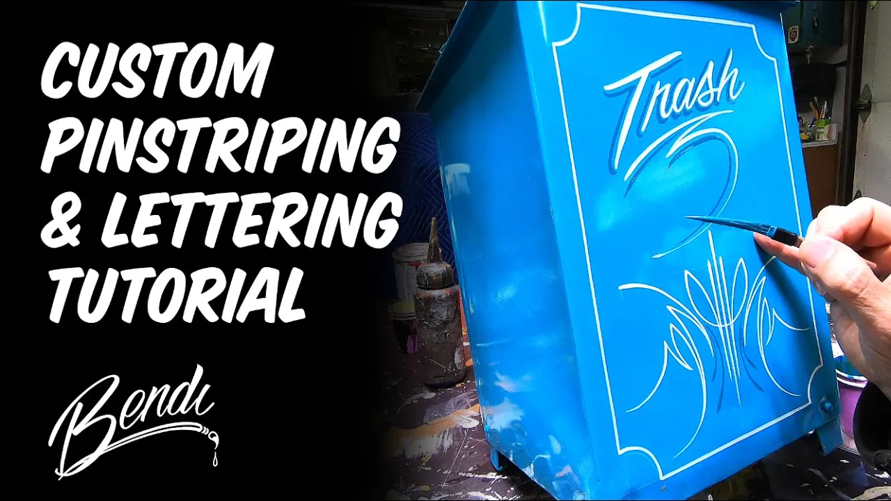 Custom Lettering and Pinstriping Tutorial