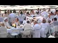 Unique dining experience Diner en Blanc held in Battery Park City