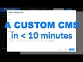 Create CUSTOM Backends with this Java CMS Framework Elepy in Action 1
