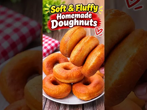 Soft & Fluffy Homemade Doughnuts | Easy Fried Donut Recipe  #easyrecipes #donuts