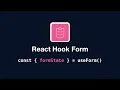 React Hook Form - useForm formState
