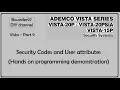 security codes - hands on programming Vista 20p part 9
