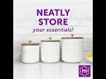 NEW Wildflower Canister Set
