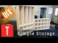 Simple DIY Storage Easy Cubbies