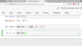 Python Crash Course part 1 - Python for Machine Learning Data Science Masterclass