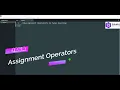 Assignment Operators Order In Programs Core Java Programs with Output
