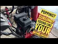 Snowblower Popping and Surging Try This Fix