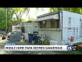 Mobile home park deemed dangerous