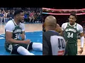 Giannis was heated after no call on dunk attempt and yells at refs vs Hornets