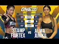 Muay Thai THRILLER Stamp Fairtex vs Alma Juniku