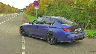 Modified Cars Leaving Nurburgring Tankstelle - Golf R32, Huracan STO, Decat M3 G80, NSX, G-Power M3