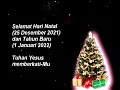 Selamat Hari Natal 2021 dan Tahun Baru 2022