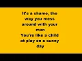 It's A Shame Lyrics [The Spinners]