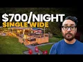 How this mobile home trailer makes on Airbnb