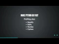 Let s Run Python on a Supercomputer