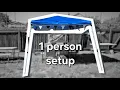 Ozark Trail 10 x 10 Foot Instant Slant Leg Canopy - Setup