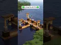 Fishing Dock in Minecraft! #shorts