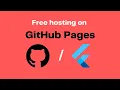 Flutter Web App Deploy on Github Pages