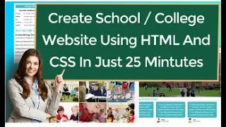 How to Create a Website using HTML and CSS only 2023