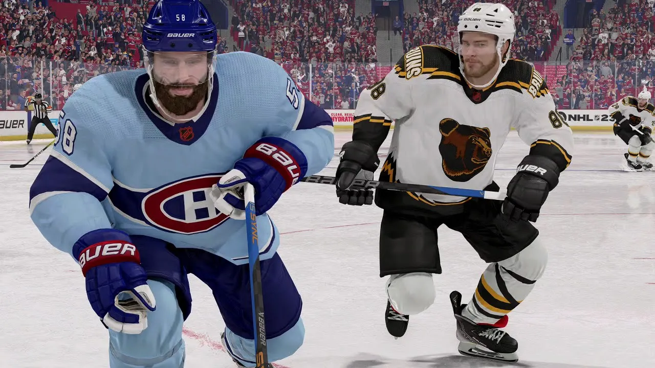 NHL 23 Reverse Retro Jersey Update! - Bruins vs Canadiens - NHL 23 PS5