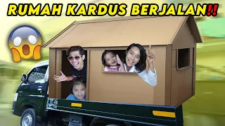 Download KITA BIKIN RUMAH KARDUS DI ATAS MOBIL BAK‼️ BISA TIDUR SAMBIL KELILING SERU BANGET‼️😱 MP3