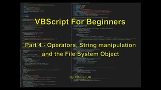 VBScript For Beginners - Part 4
