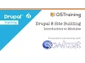 Drupal 8 Site Building Lesson 20 Introduction to Modules