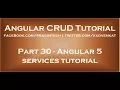 Angular 5 services tutorial